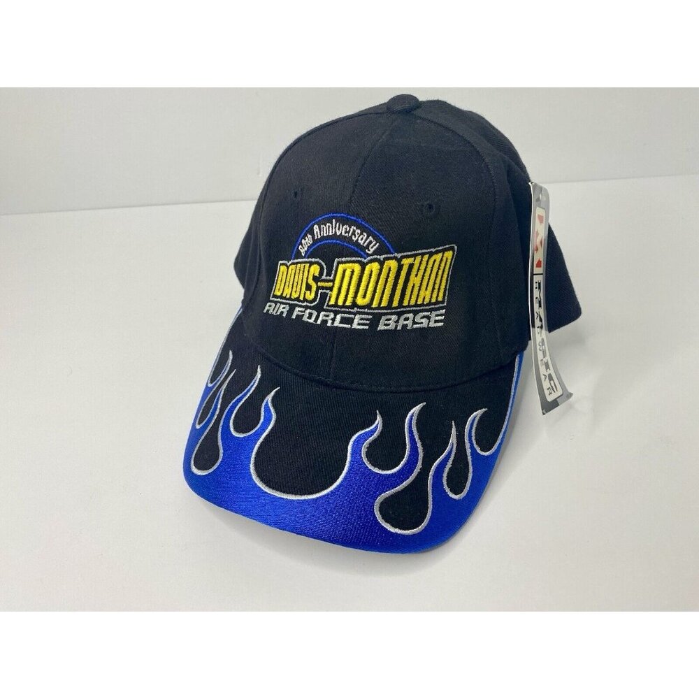 Davis Monthan Air Force Base 80th Anniversary Adjustable Hat‎ Cap Blue Flame